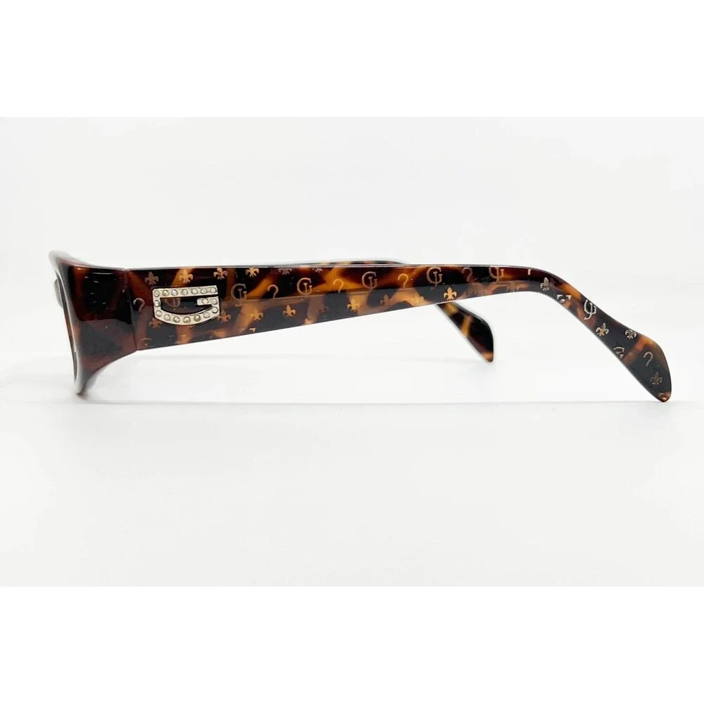 Guess Eyeglasses Frames Womens Brown Tortoise GU6329 TO-1 Rhinestone G 51-18-133